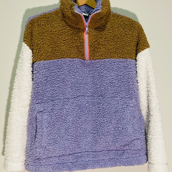 GAP Tops - GAP Half zip Sherpa pullover